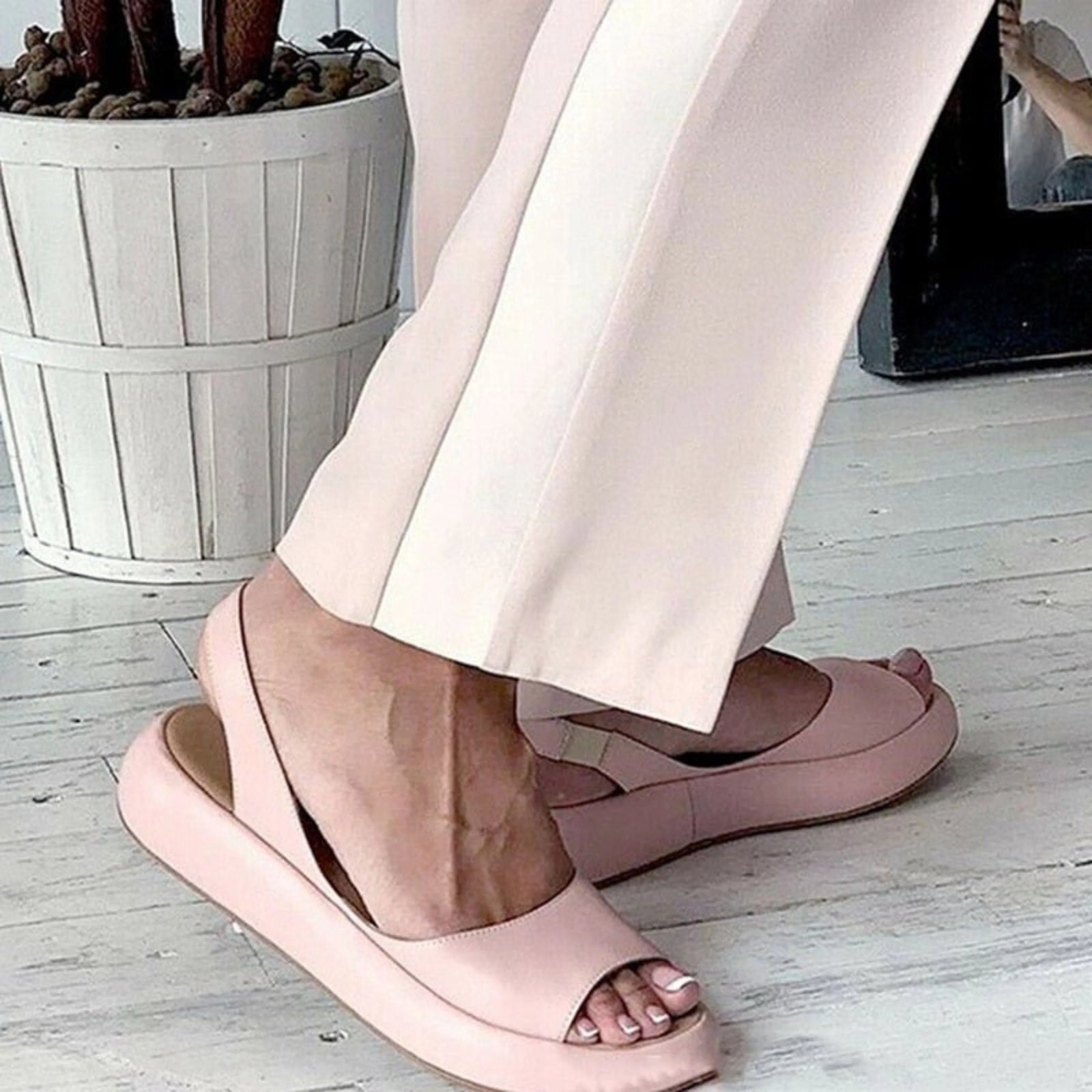 Dames Sandalen Zomercomfort Instappers Met Ademend Ontwerp 7