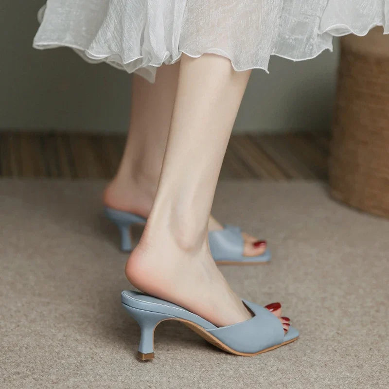 Dames Sandalen met Hak in Victoriaanse Stijl 5