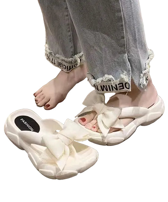 Dames Sandalen met Strik en Gesplitst Ontwerp 0