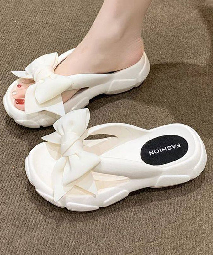 Dames Sandalen met Strik en Gesplitst Ontwerp 3