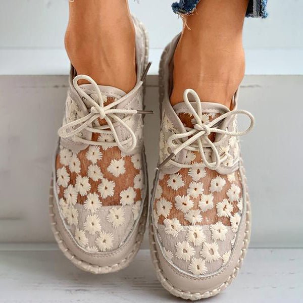 Dames Schoenen Bloemmotief Trendy Design 2