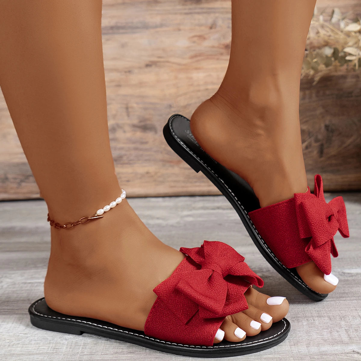 Dames Schoenen Flats met Decoratieve Strik 2