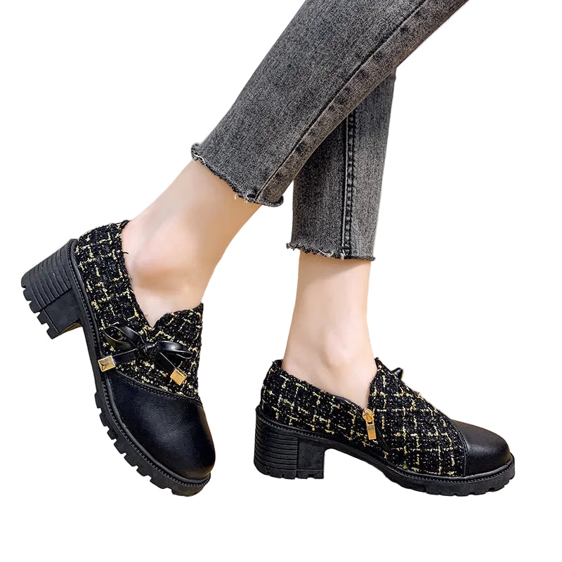 Dames Schoenen met Strik en Kleurrijk Ontwerp 0