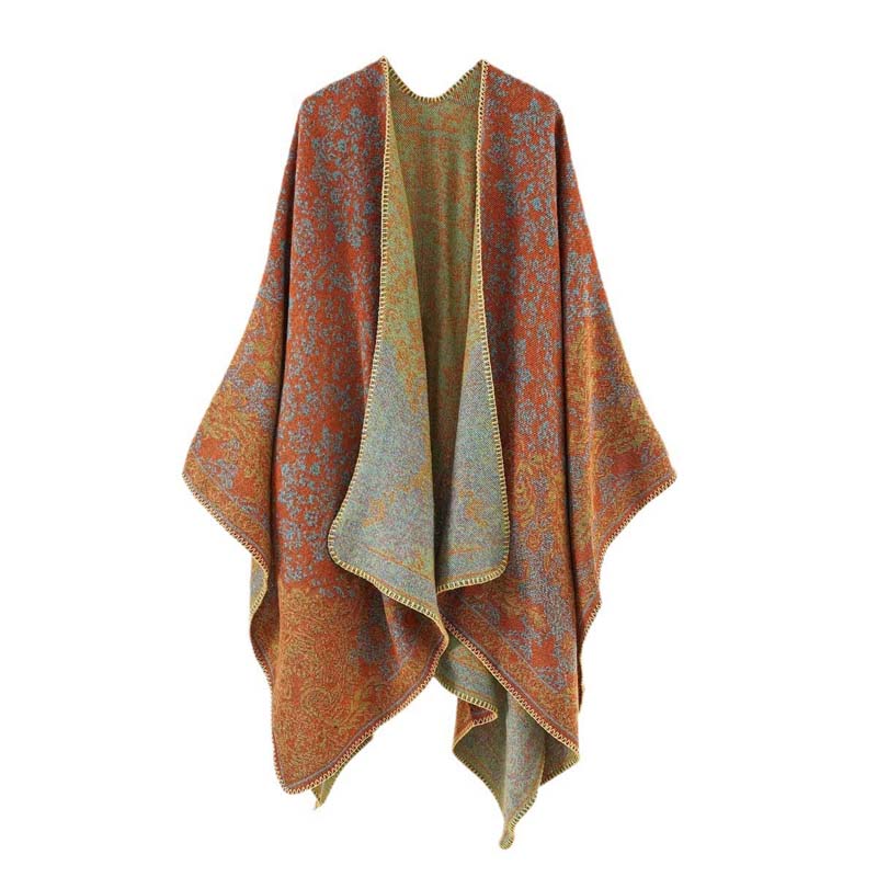Dames Schoudersjaal Jacquard Stijl 1