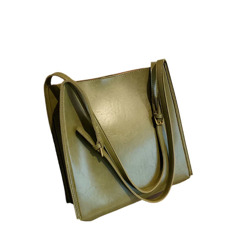 Dames Schoudertas Modern Glanzend Kunstleer Casual Accessoire 0