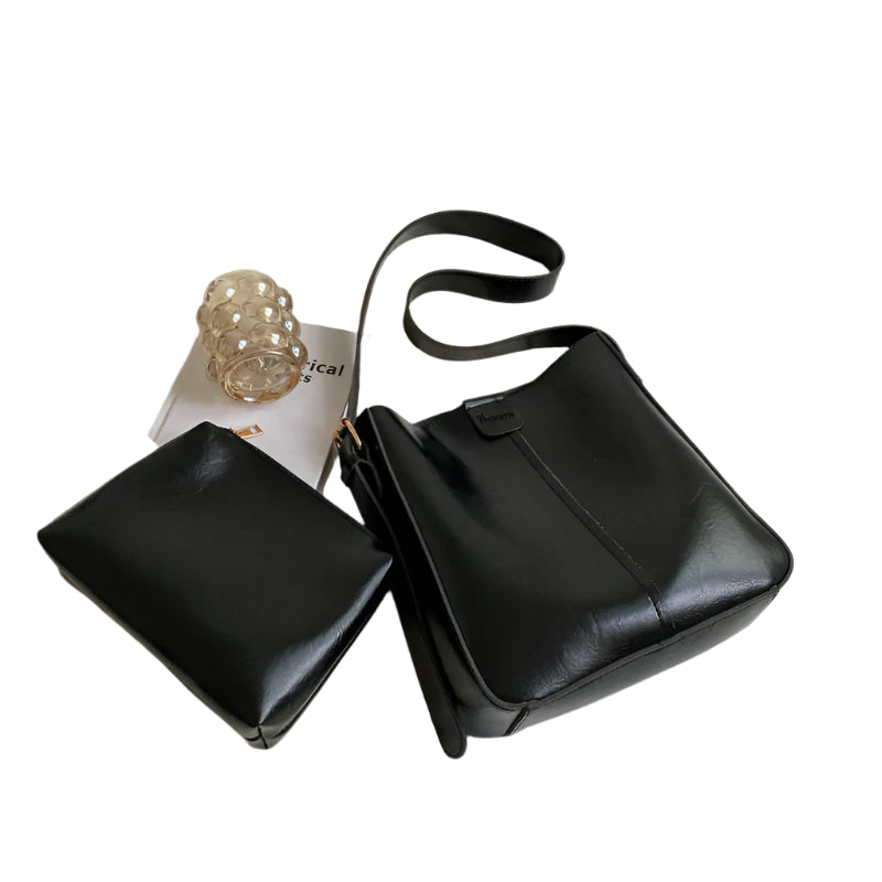 Dames Schoudertas Vintage Chique Leer 0