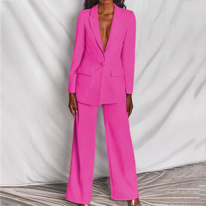 Dames Set Blazer en Broek Professioneel Chic 6