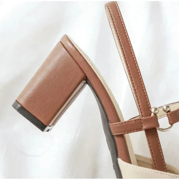 Dames Slingback Hakken met Puntige Neus 4