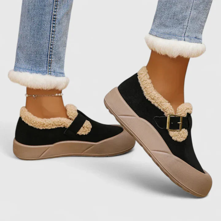 Dames Slip-On Schoenen met Gesp Casual Stijl 2