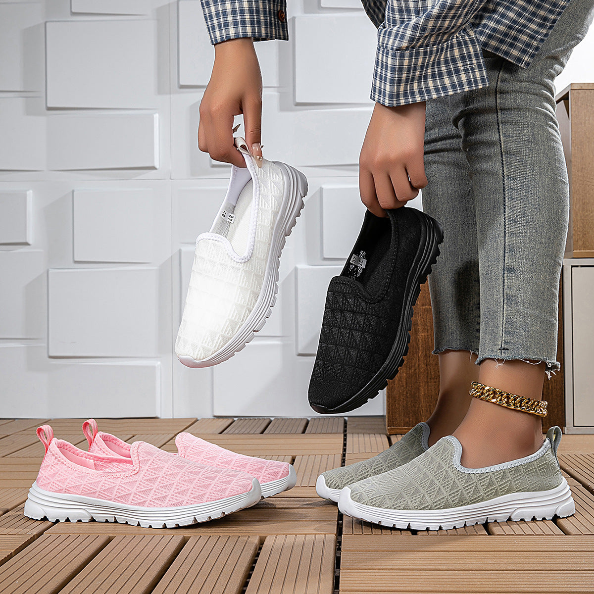 Dames Slip-On Sneakers Comfortabel en Stijlvol 2