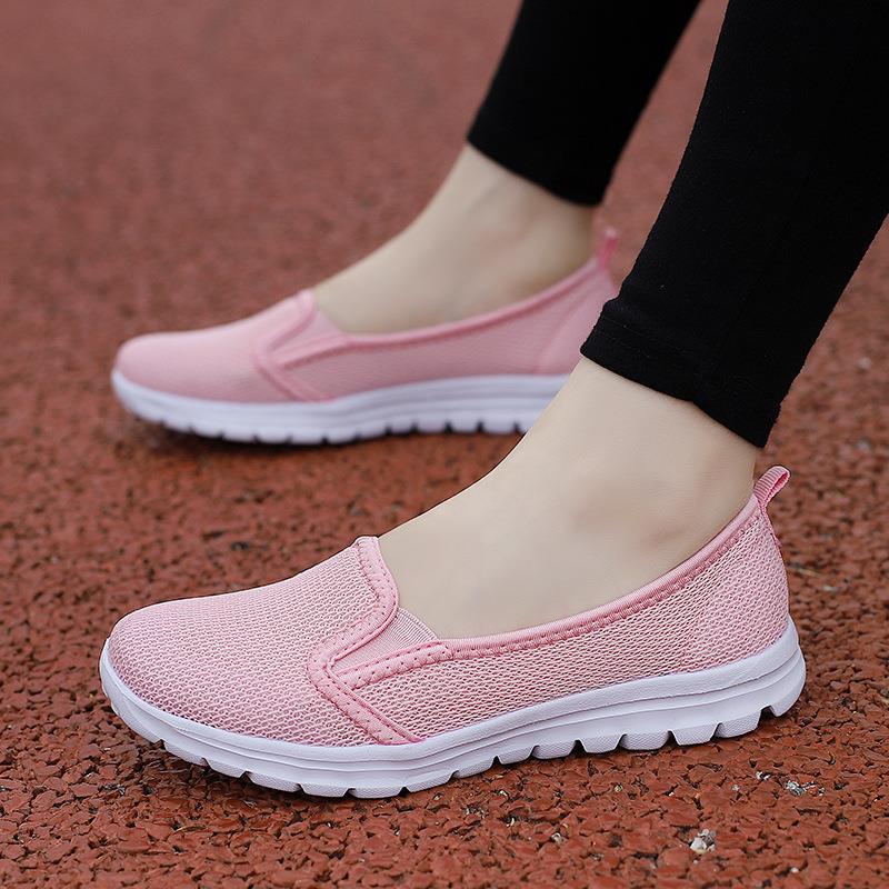 Dames Slip-On Vrijetijdsschoenen Ademend 7