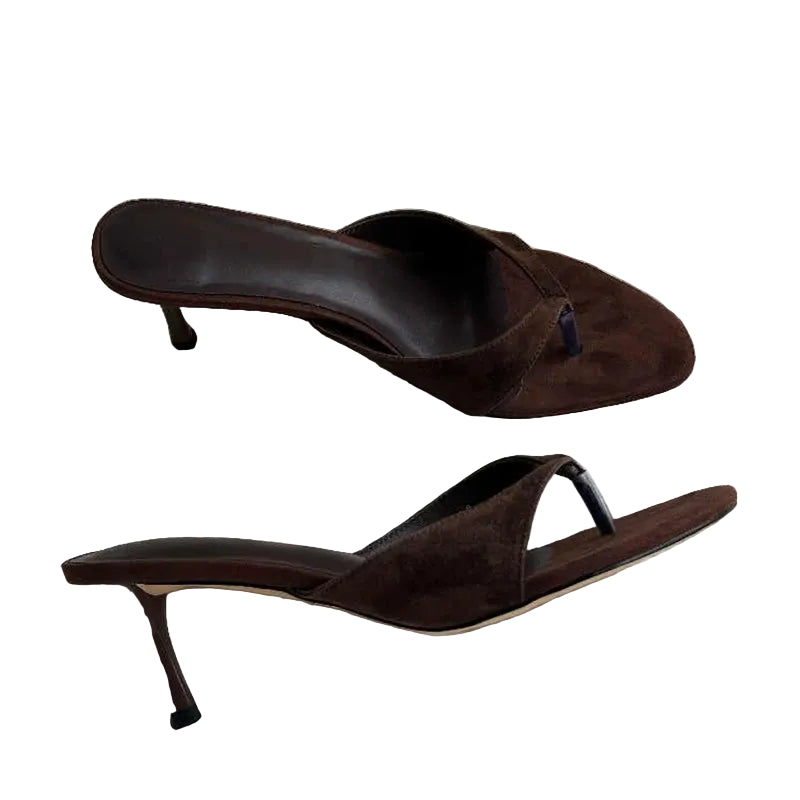 Dames Slippers Hoge Hak Clip-Toe voor Zomer Avondfeest 1