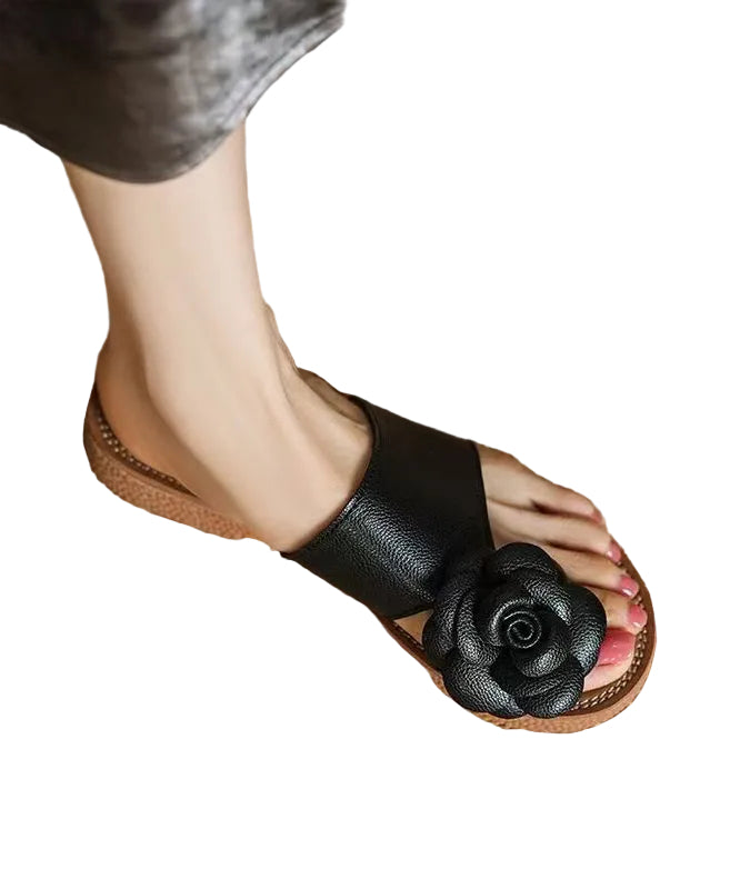 Dames Slippers Met Bloemen Splicing 0
