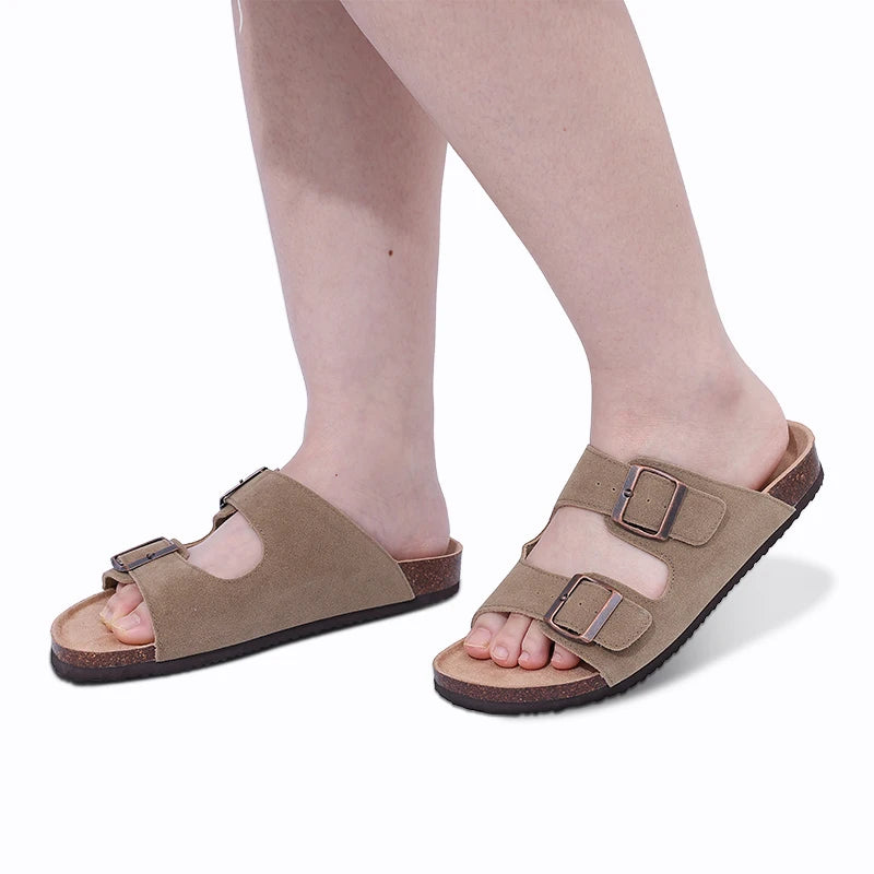 Dames Slippers Muilezels met Kurken Binnenzool Modern Ontwerp 3