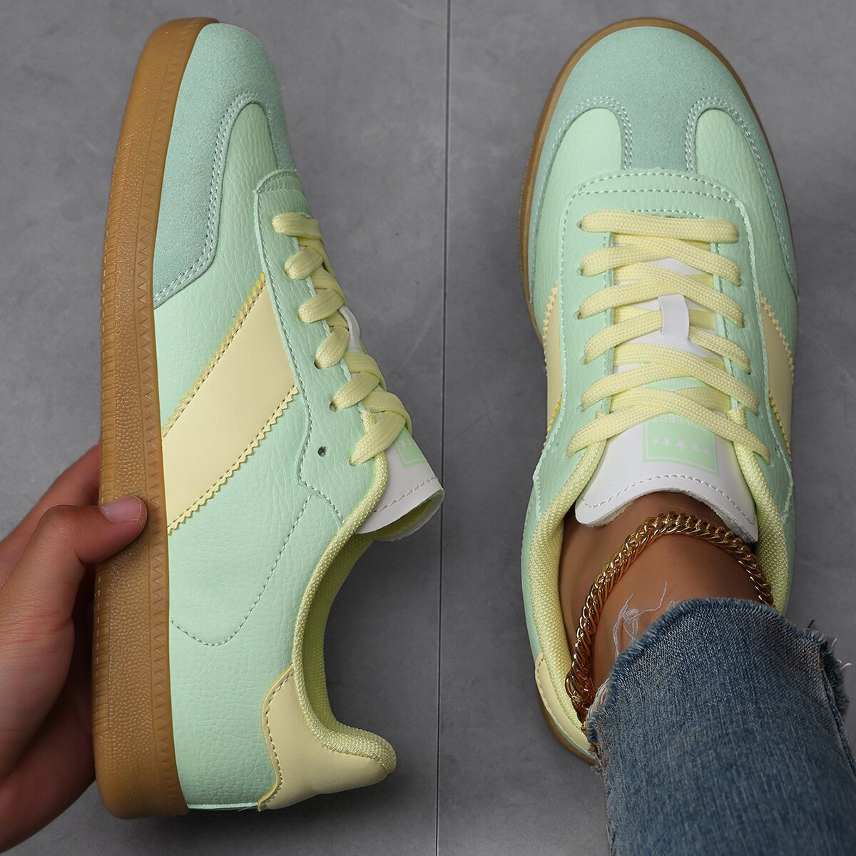 Dames Sneakers Ademend Antislip Trendy Stijl voor Casual en Sportieve Outfits 6