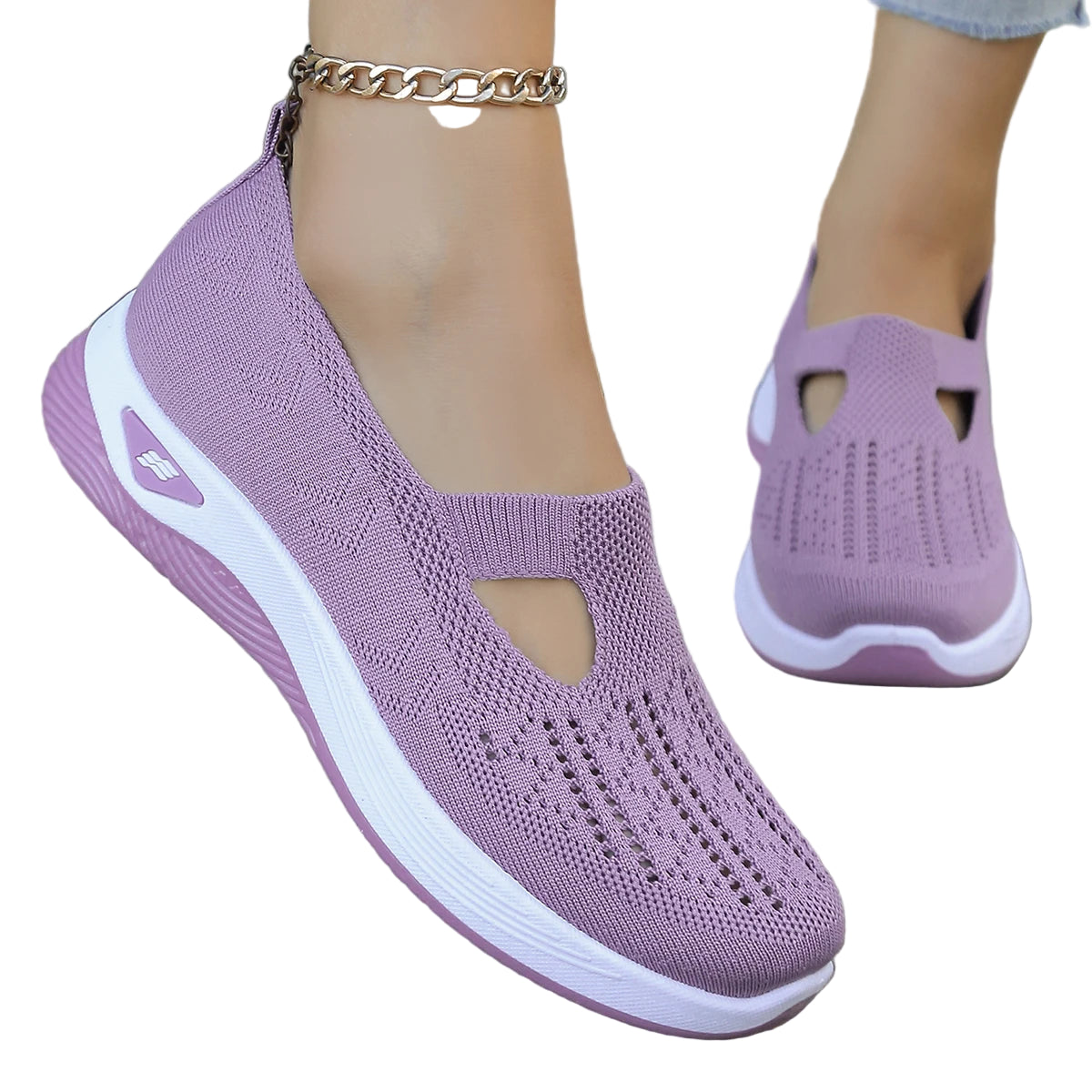 Dames Sneakers Casual Ademend Lichtgewicht Textiel 13