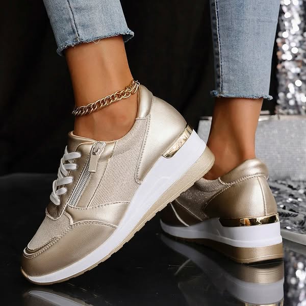 Dames Sneakers Enkelhoog met Platform 1