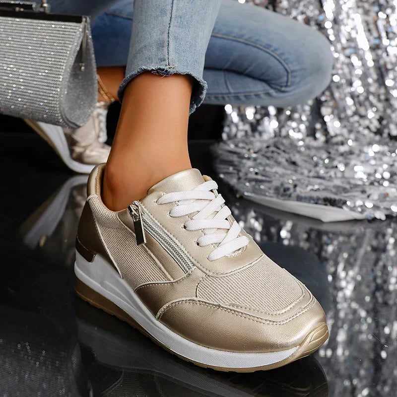 Dames Sneakers Enkelhoog met Platform 3
