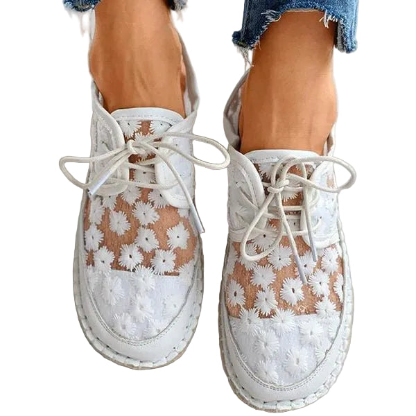 Dames Sneakers Geborduurd Casual Stijl 0
