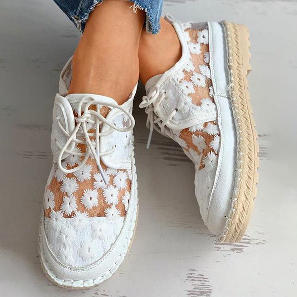 Dames Sneakers Geborduurd Casual Stijl 3