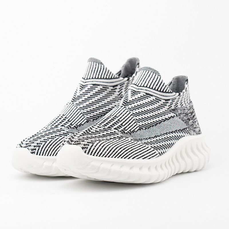 Dames Sneakers Gebreid met Antislipzool 5
