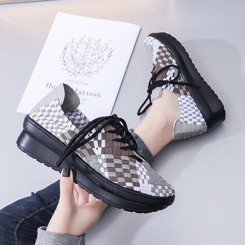 Dames Sneakers Gevlochten Design 0