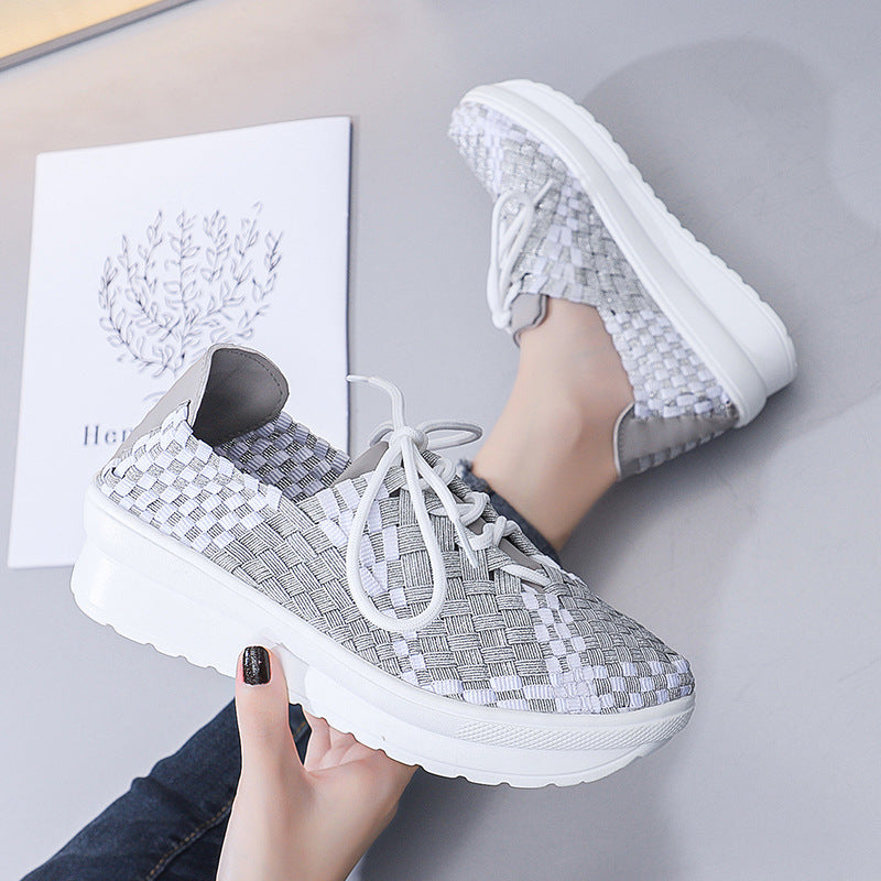 Dames Sneakers Gevlochten Design 8