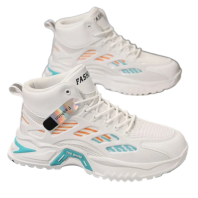 Dames Sneakers Hoge Casual Stijl met Ademend Mesh-Oppervlak 0