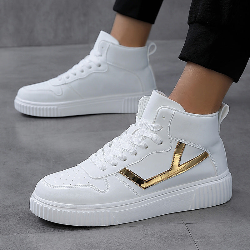Dames Sneakers Hoog Gesloten Met Trendy Design 2