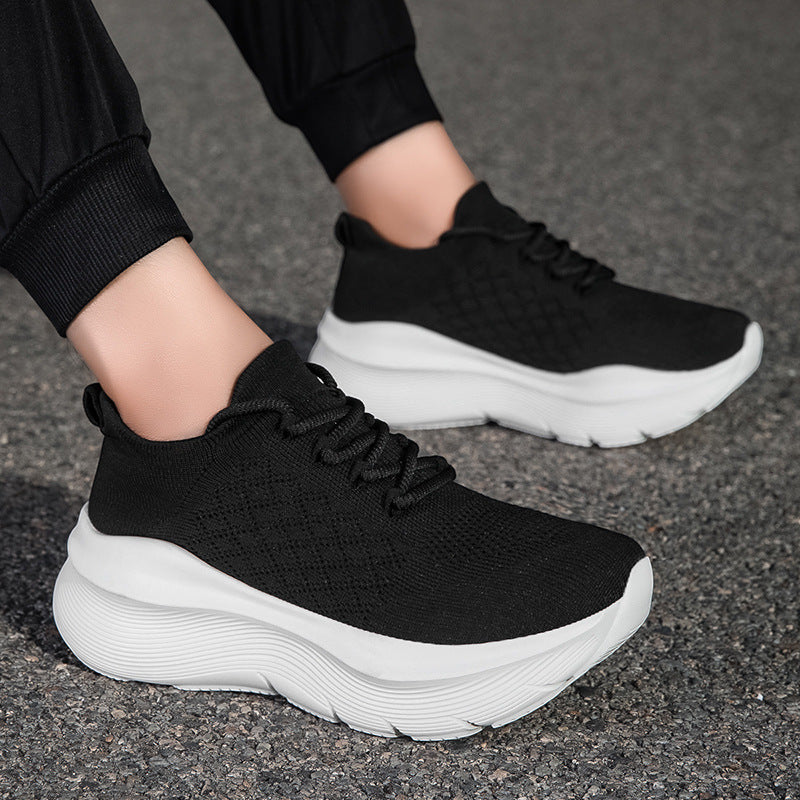 Dames Sneakers Lichtgewicht Gebreid Flexibel Ontwerp 4