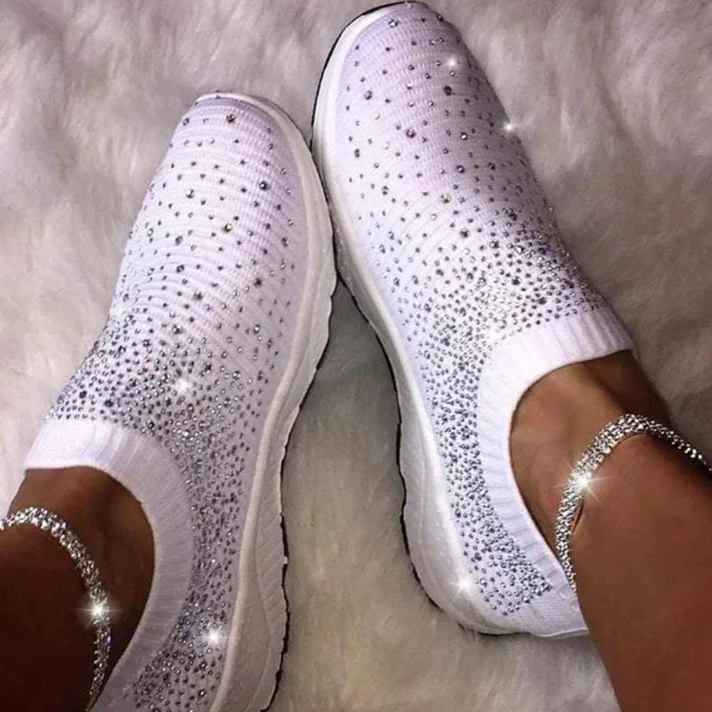 Dames Sneakers Met Kristallen Accenten 4