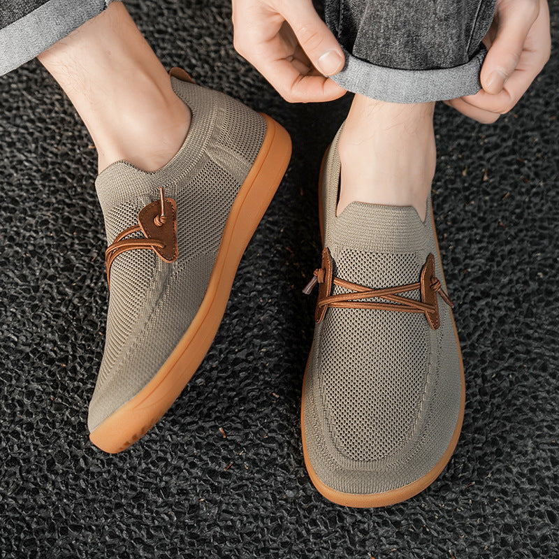 Dames Sneakers Slip-On Ademend Flexibel Met Antislip Zool 4