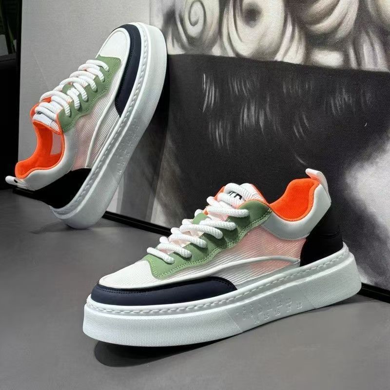 Dames Sneakers Urban Stijl Met Dikke Buitenzoal 2