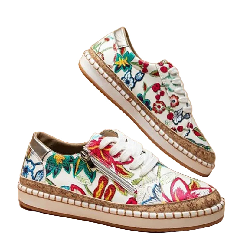 Dames Sneakers met Bloemenprint Trendy 0