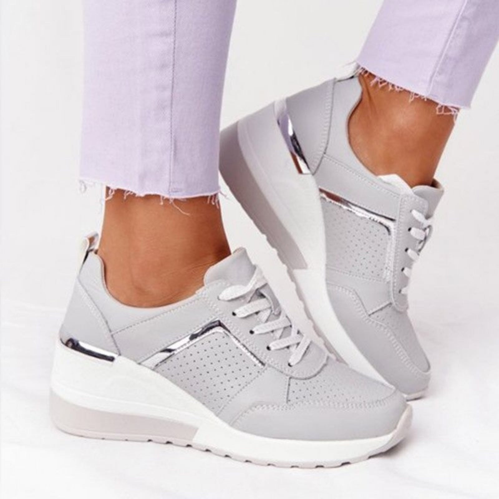 Dames Sneakers met Sleehak Stijlvol 3