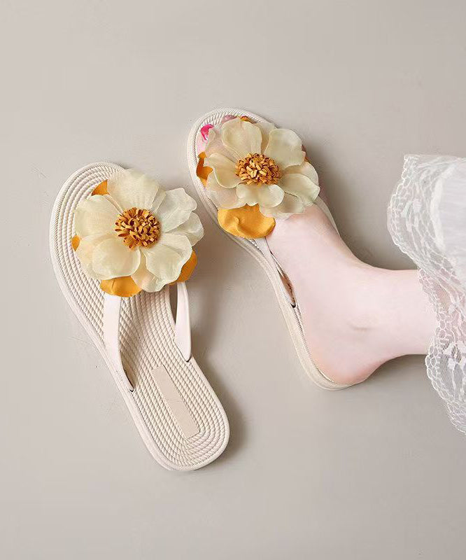 Dames Strandslippers Bloemenprint Zomerse Stijl 1