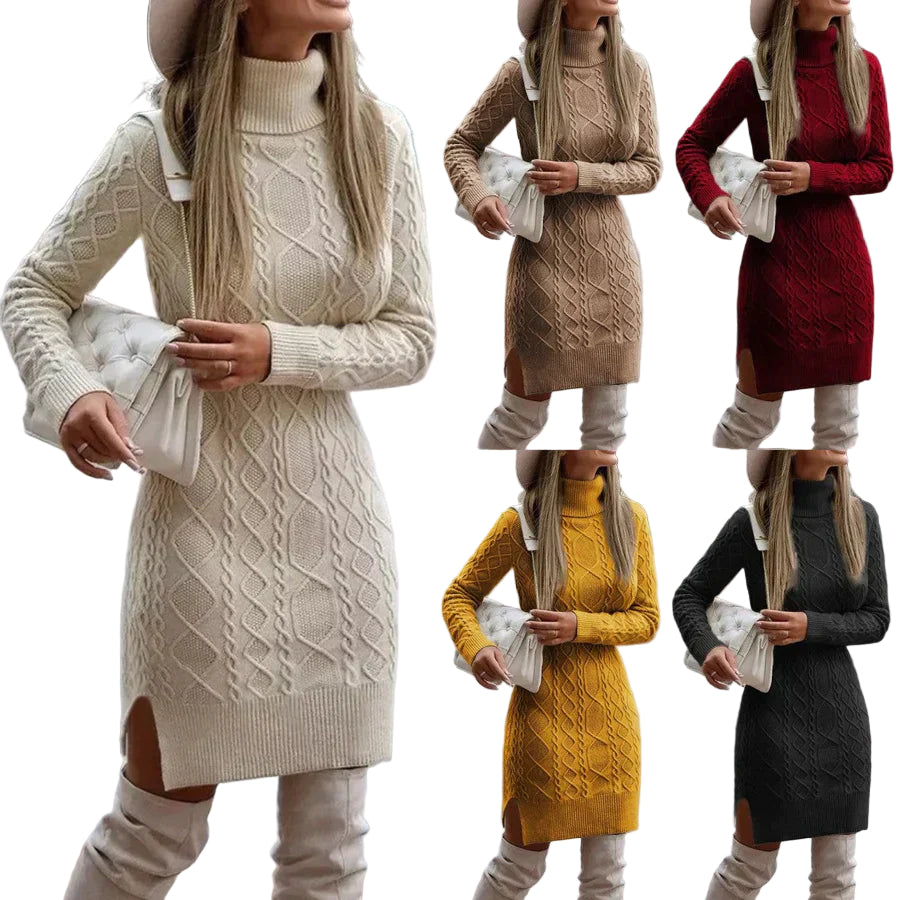 Dames Strickkleid Winterstijl 4