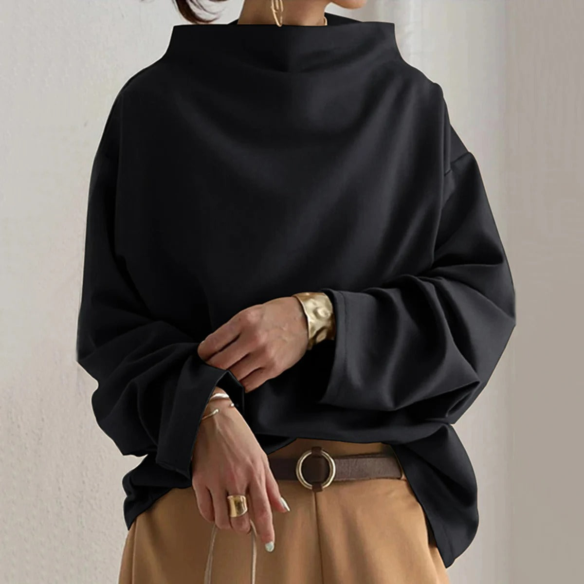 Dames Sweatshirt Ronde Hals Relaxed Fit 5