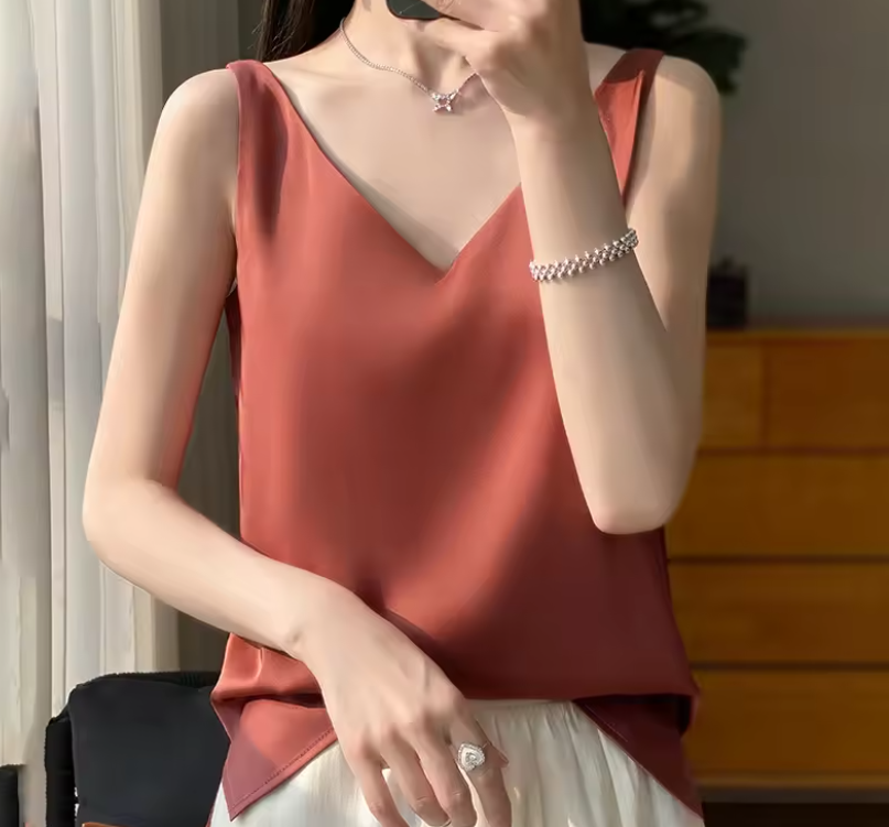 Dames Tanktop Mouwloos Minimalistisch Moderne Stijl 1