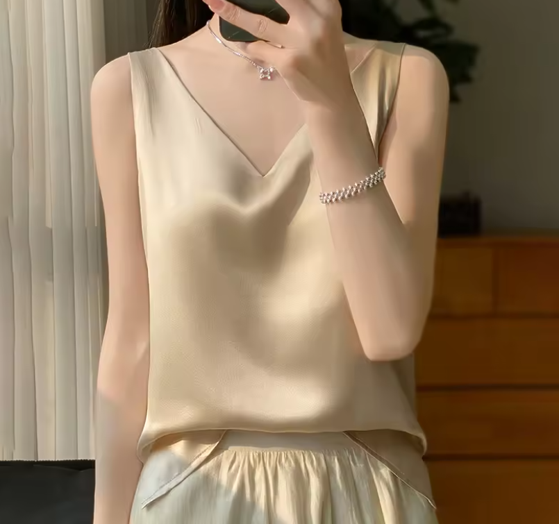 Dames Tanktop Mouwloos Minimalistisch Moderne Stijl 2