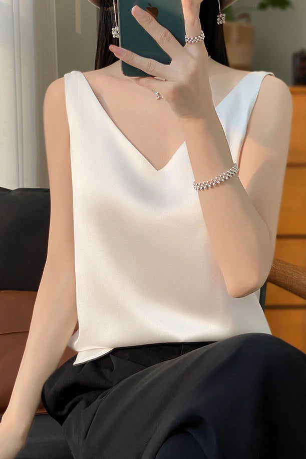 Dames Tanktop Mouwloos Minimalistisch Moderne Stijl 5