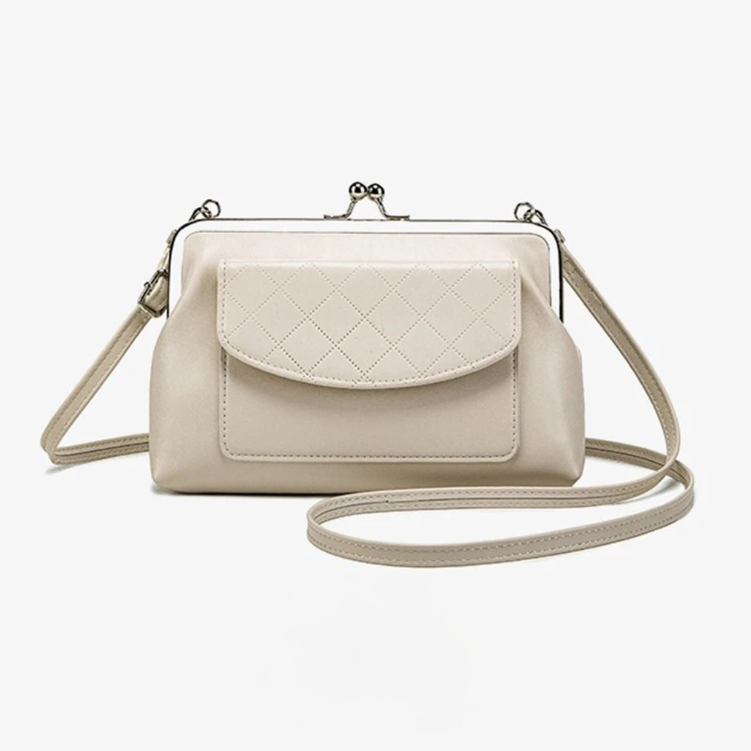 Dames Tas Met Lipvormige Sluiting Kunstleer 2