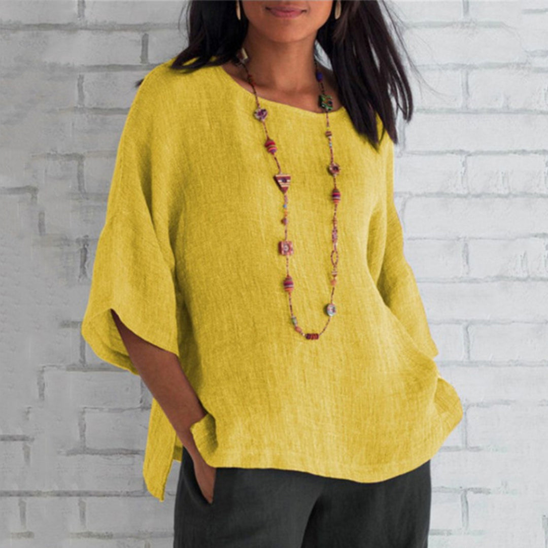 Dames Top Ademend Casual Design 1