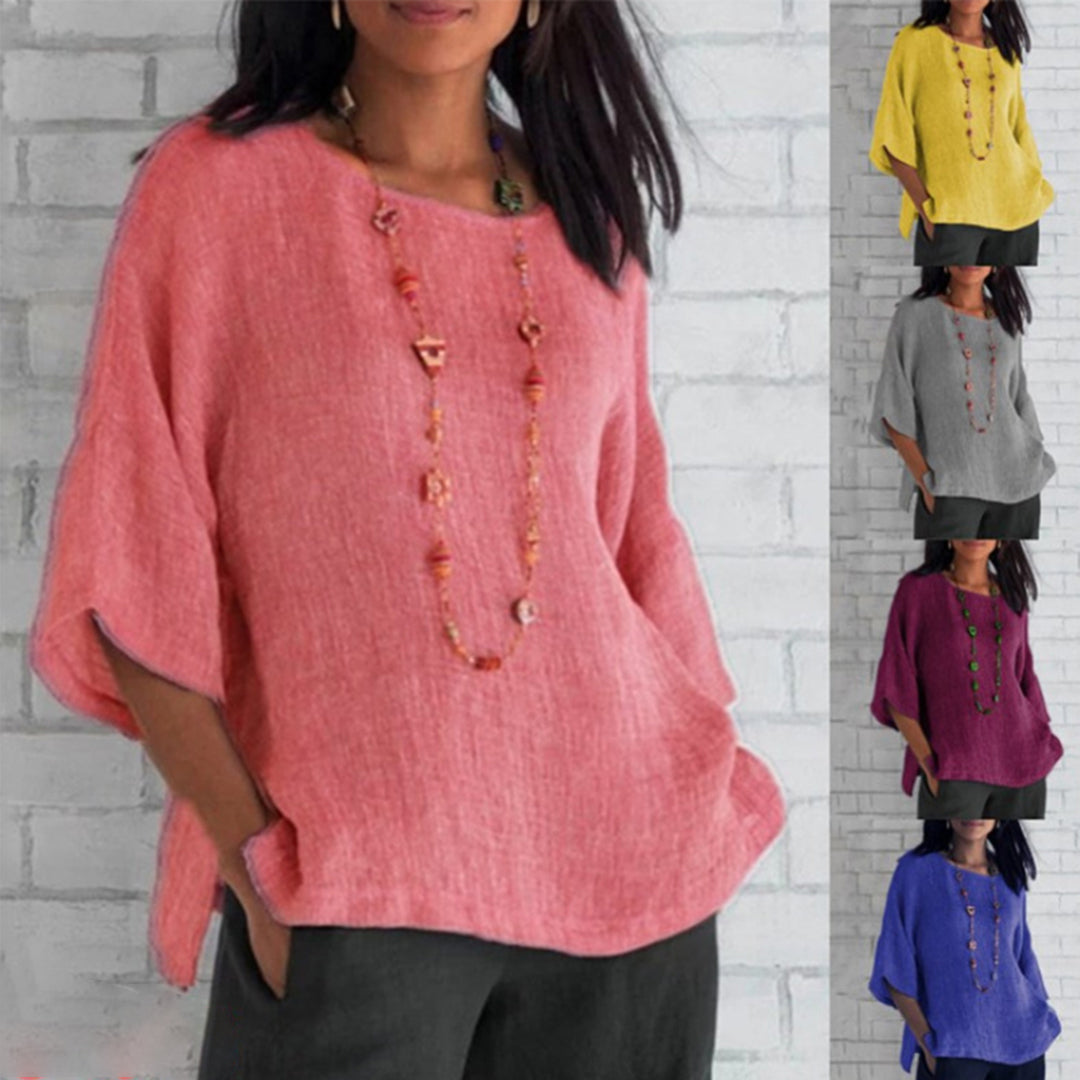 Dames Top Ademend Casual Design 5