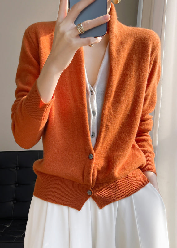 Dames Top Gebreid V-hals met Knoopdetails voor Casual en Avondlooks 1