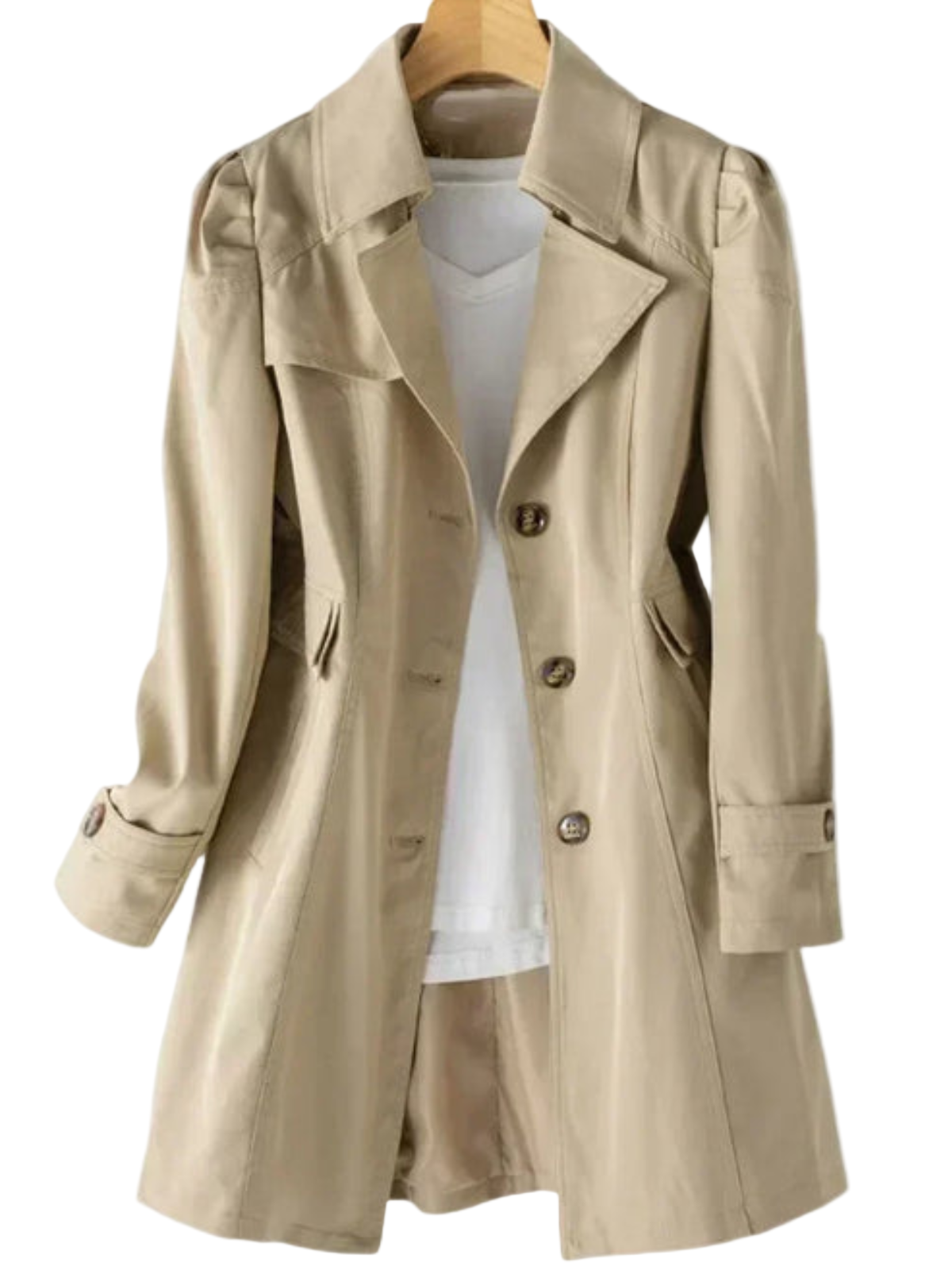 Dames Trenchcoat Modern Ontwerp 0