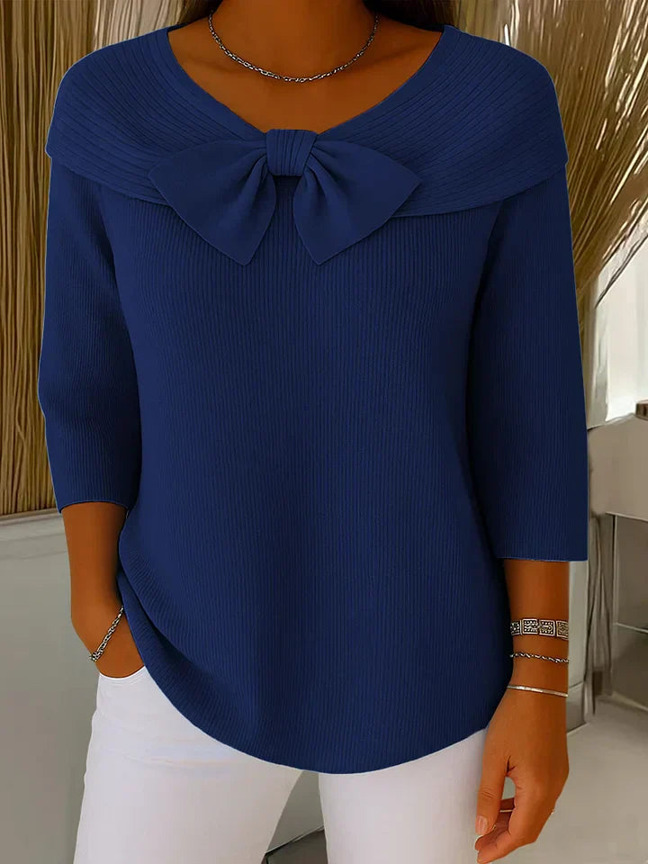 Dames Trui Met Strikdetail 4