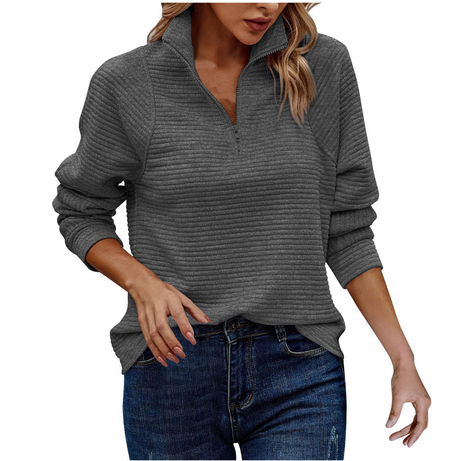 Dames Trui met Halve Ritssluiting Casual Chic 12