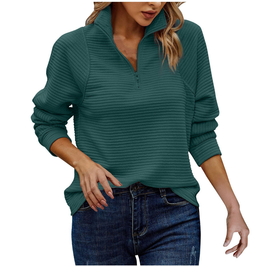 Dames Trui met Halve Ritssluiting Casual Chic 13