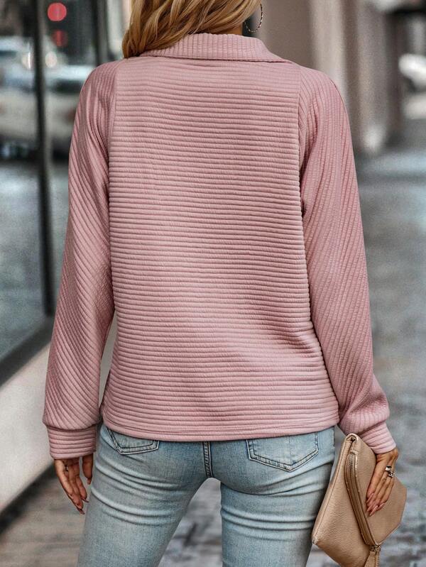 Dames Trui met Halve Ritssluiting Casual Chic 5